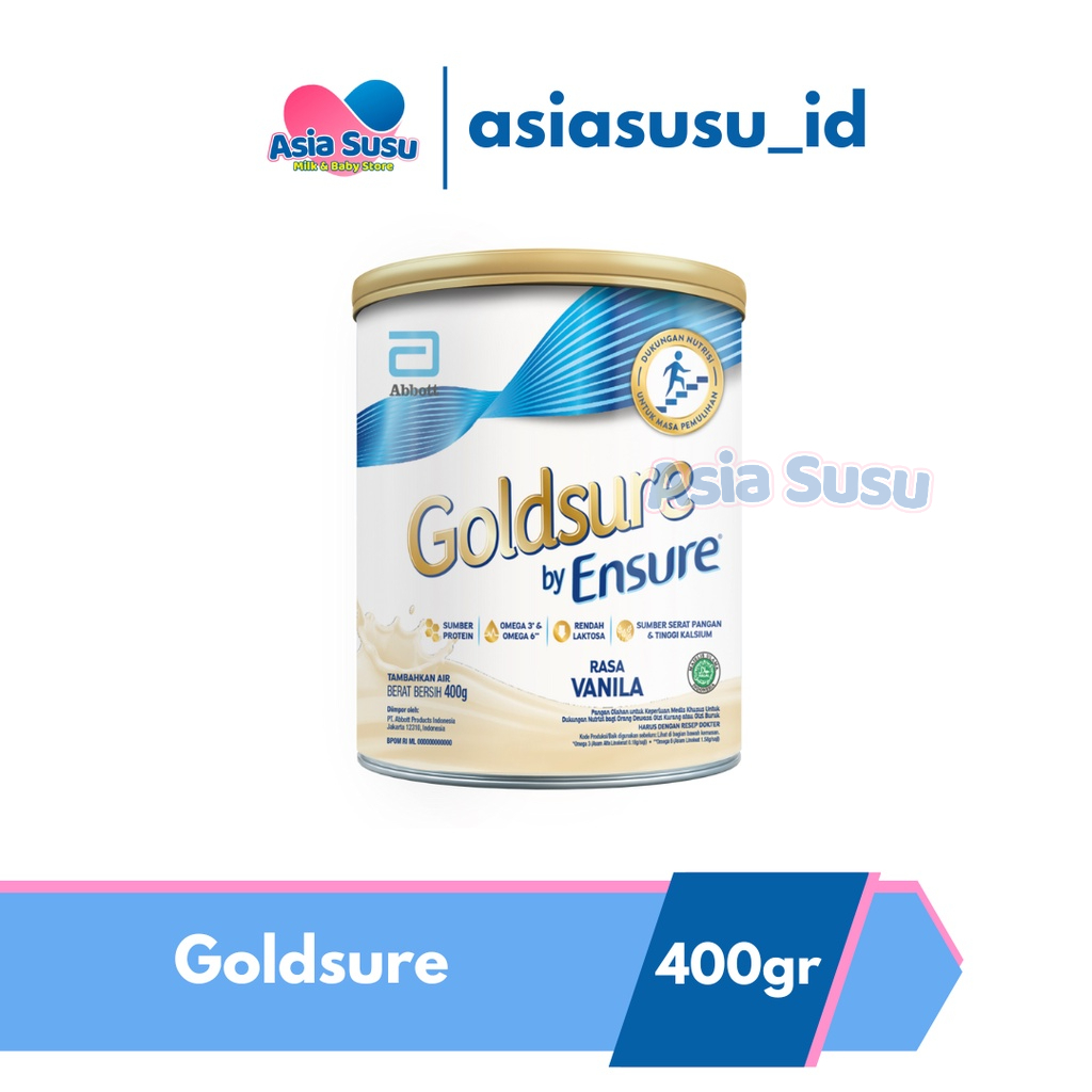 

Goldsure 380gr - Goldsure By Ensure Vanilla - Susu Khusus untuk Kebutuhan Nutrisi