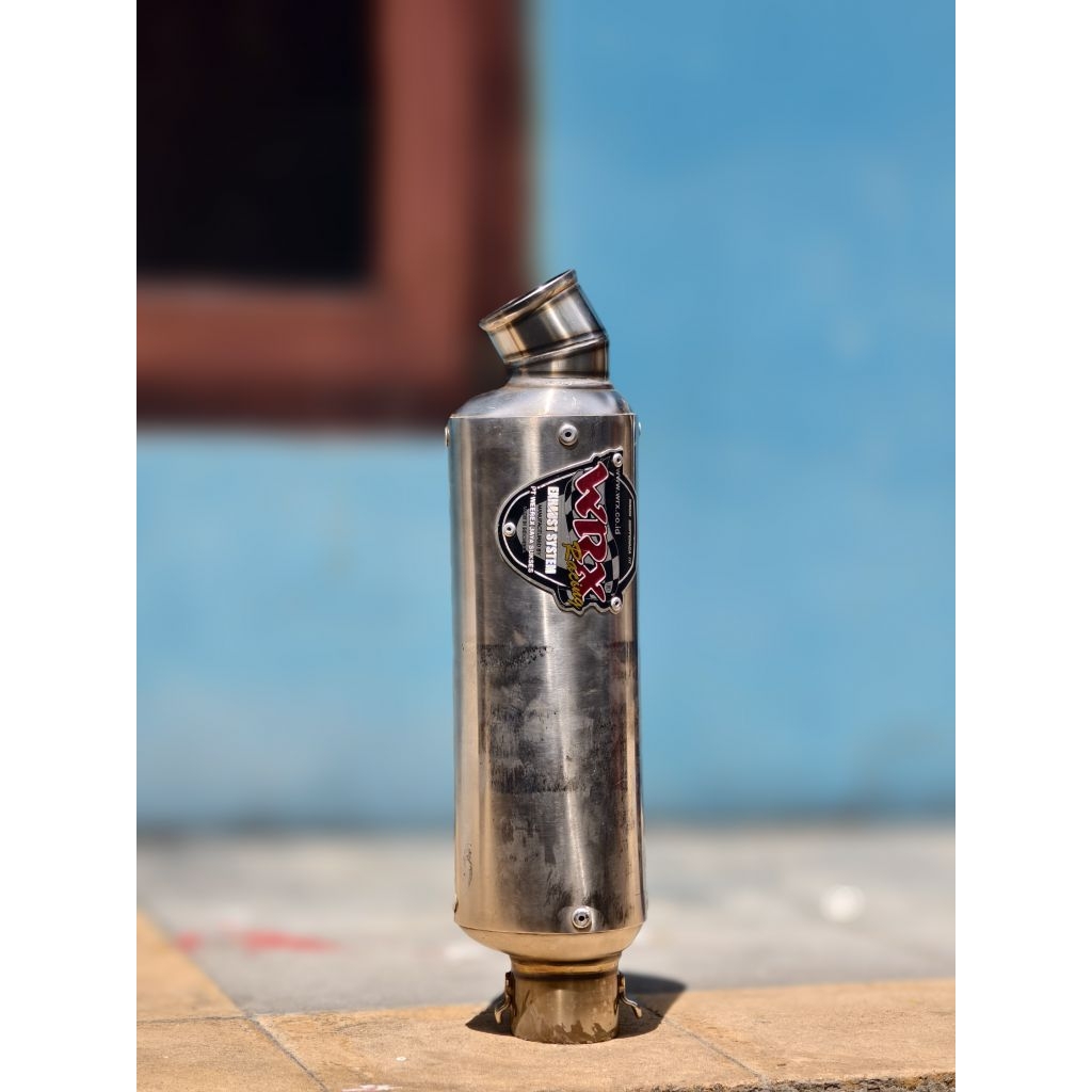 Slincer Knalpot WRX 3 Oval  K2 Saringan Full original inlet 50mm