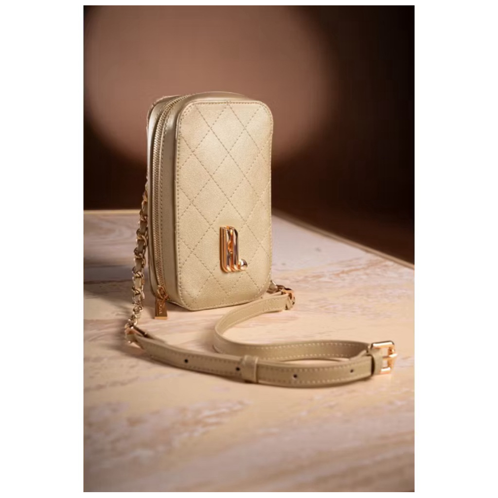 Preloved Heylocal Dublin Phone Bag Gold