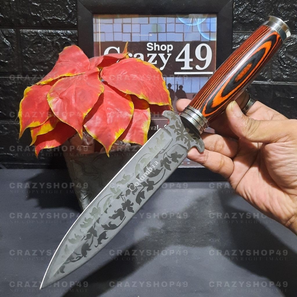 Pisau Survival Outdoor Limited Include Sarung / Pisau Tactical / Survival Kit