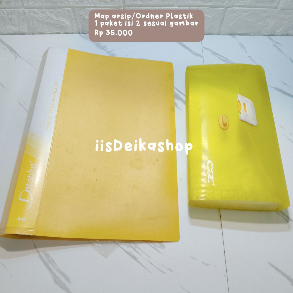 

MAP ARSIP DOKUMEN PLASTIK A4 DISPLAY BOOK 40 POCKET + MAP FILE ACCORDION LIPAT WARNA KUNING MULTIFUNGSI UNTUK SEKOLAH KULIAH KANTOR RUMAH TANGGA PENYIMPANAN BERKAS SURAT NOTA LAPORAN ARSIPAN ORGANIZER FOLDER FILE BOOK MURAH AWET KUAT TEBAL RAPAT RAPIH