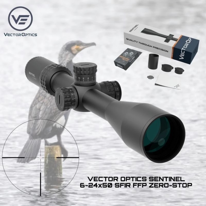 Vector sentinel 6-24x50 SFIR FFP Zero-Stop