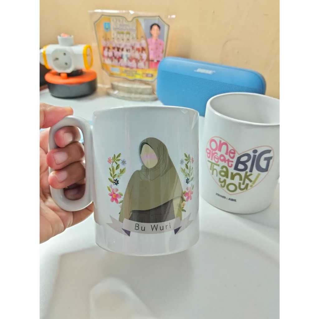Mug Custom Tema Guru / Kado Guru / Hadiah Guru - Terima Kasih Guru Hadiah Hari Guru