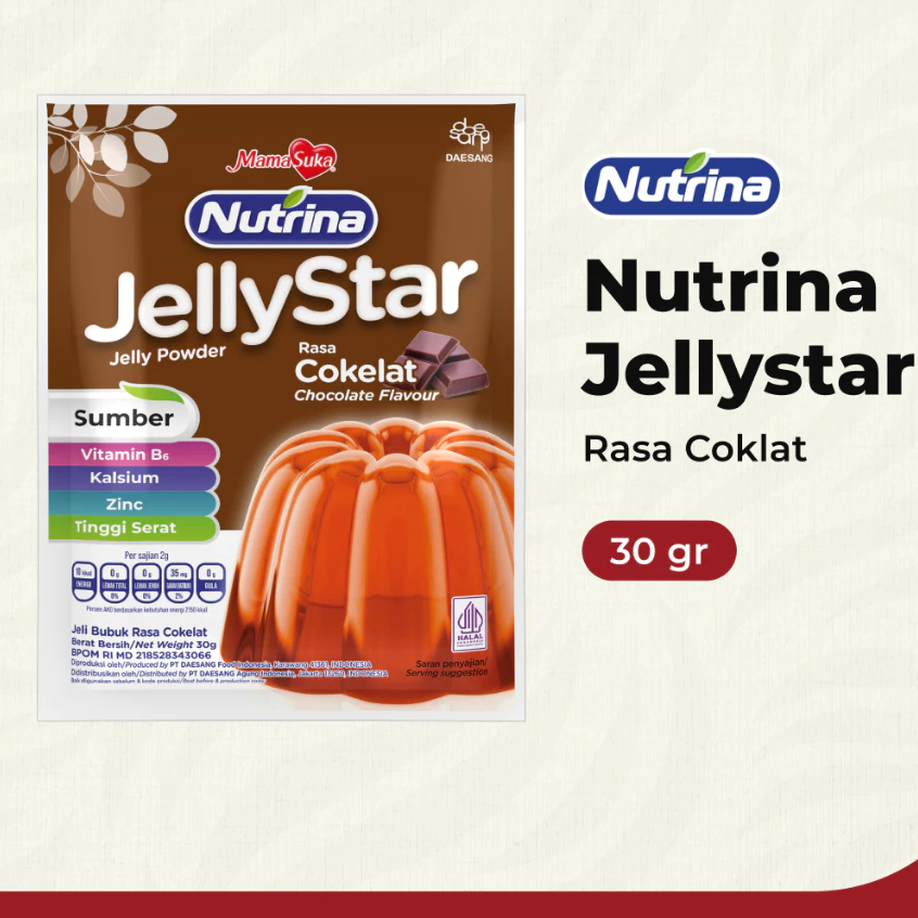 

MamaSuka Nutrina Jellystar Coklat 30Gr