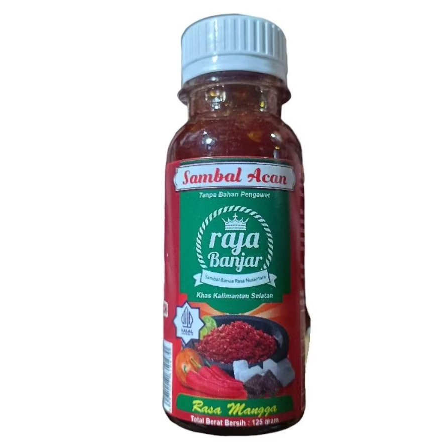 

Sambal Acan Raja Banjar Rasa Mangga 125gr Khas Kalimantan Selatan Sambal Terasi Sambel
