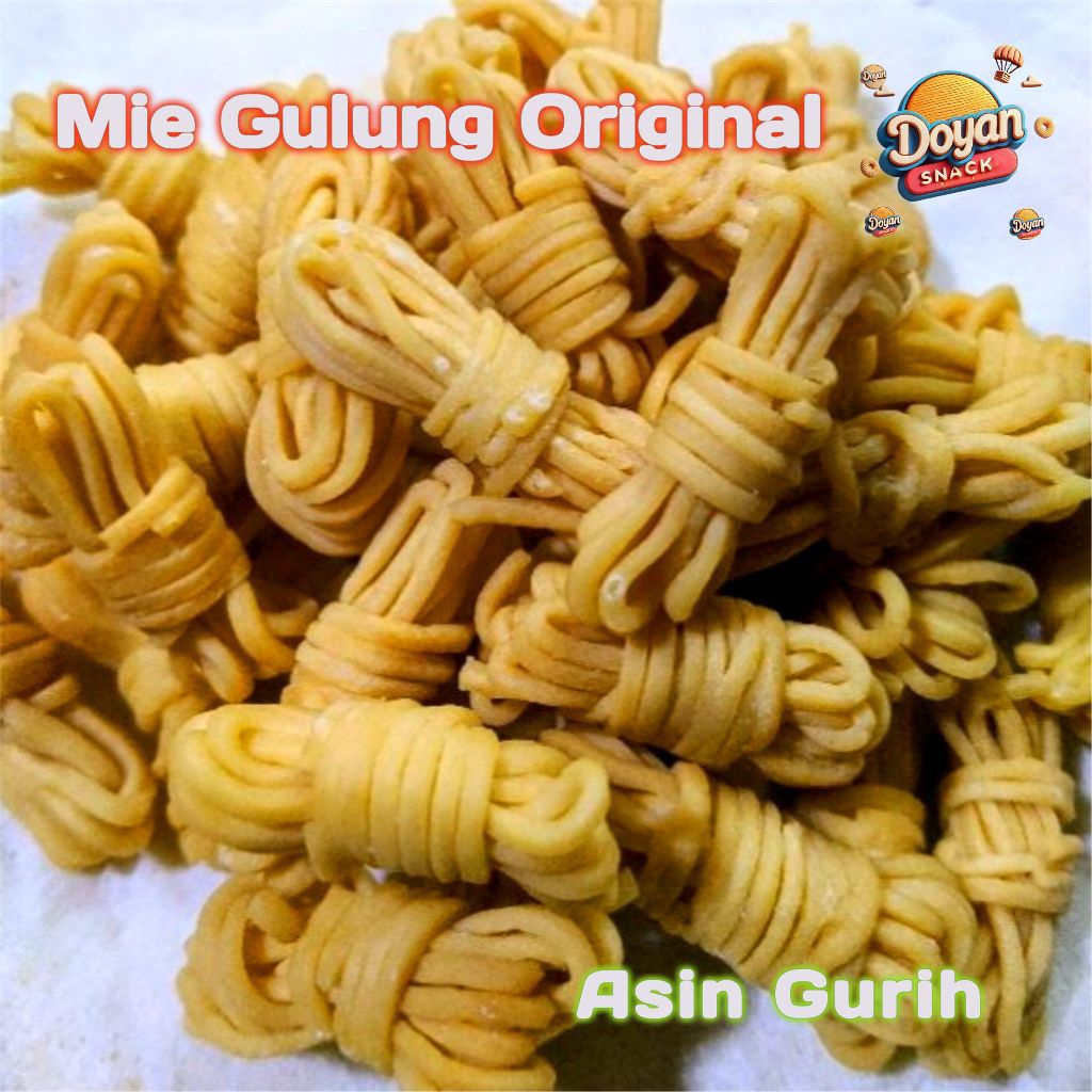 

Mie Gulung Uwel Renyah Asin Gurih 200g 500g Doyan Snack