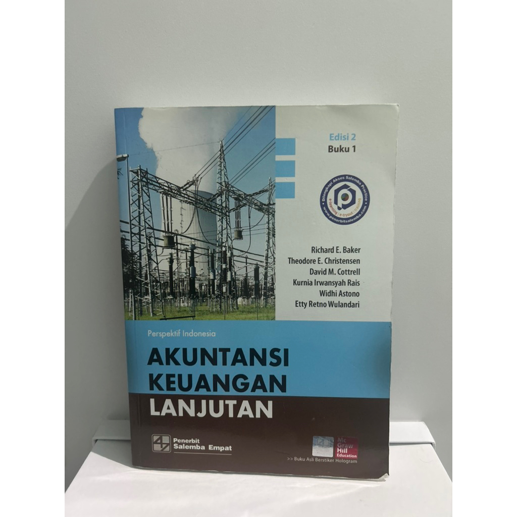 Buku Akuntansi Keuangan Lanjutan Edisi 2 Buku 1 Original Penerbit Salemba Empat