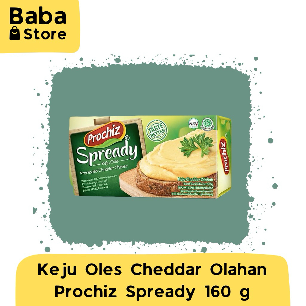 

Prochiz Spready Keju Cheddar Oles 160 g