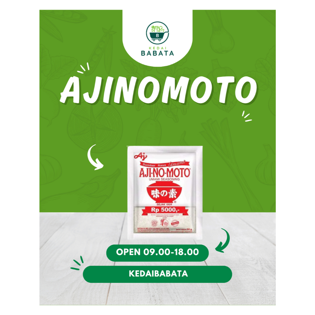 

Ajinomoto Sasami Micin Bumbu Penyedap 90gr Fermentasi Kedai Babata Padang