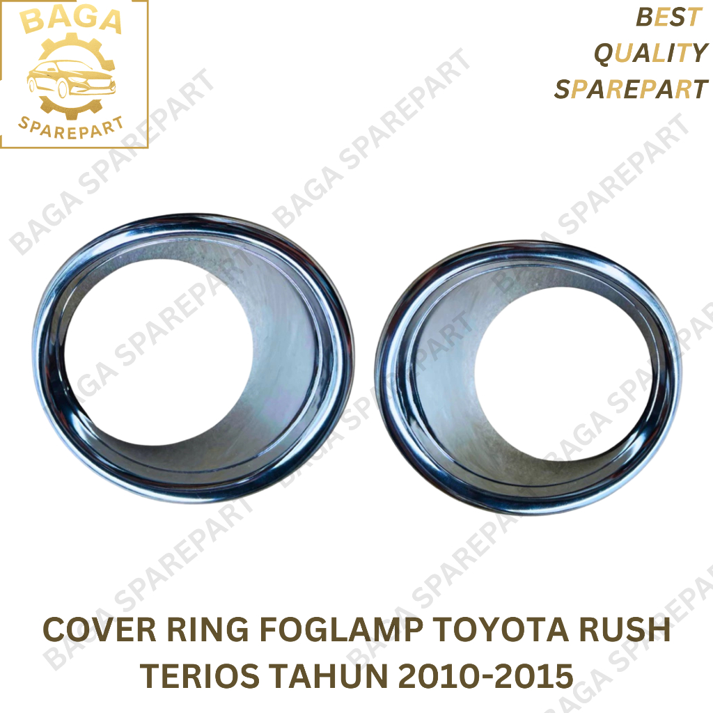 COVER RING FOGLAMP TOYOTA RUSH TERIOS TAHUN 2010-2015
