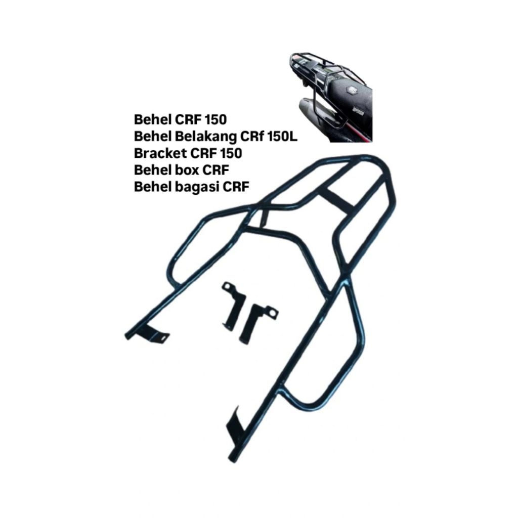 Behel HONDA CRF 150 L Behel belakang honda CRF 150 L Bracket CRF 150 L Behel Box CRF Behel Bagasi Re