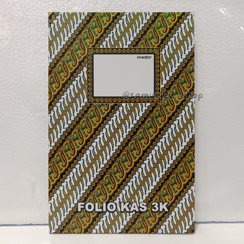 

Buku Hard Cover / Hardcover Folio Kas 3 Kolom 3K OKEY KIKY 100 Lembar