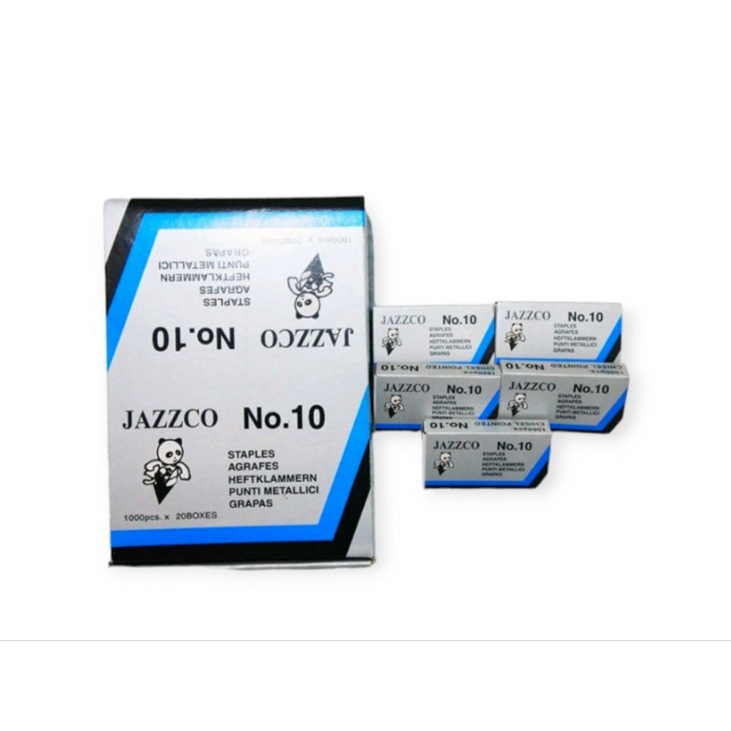 

isi Staples/ Stapler jazzco biru no.10