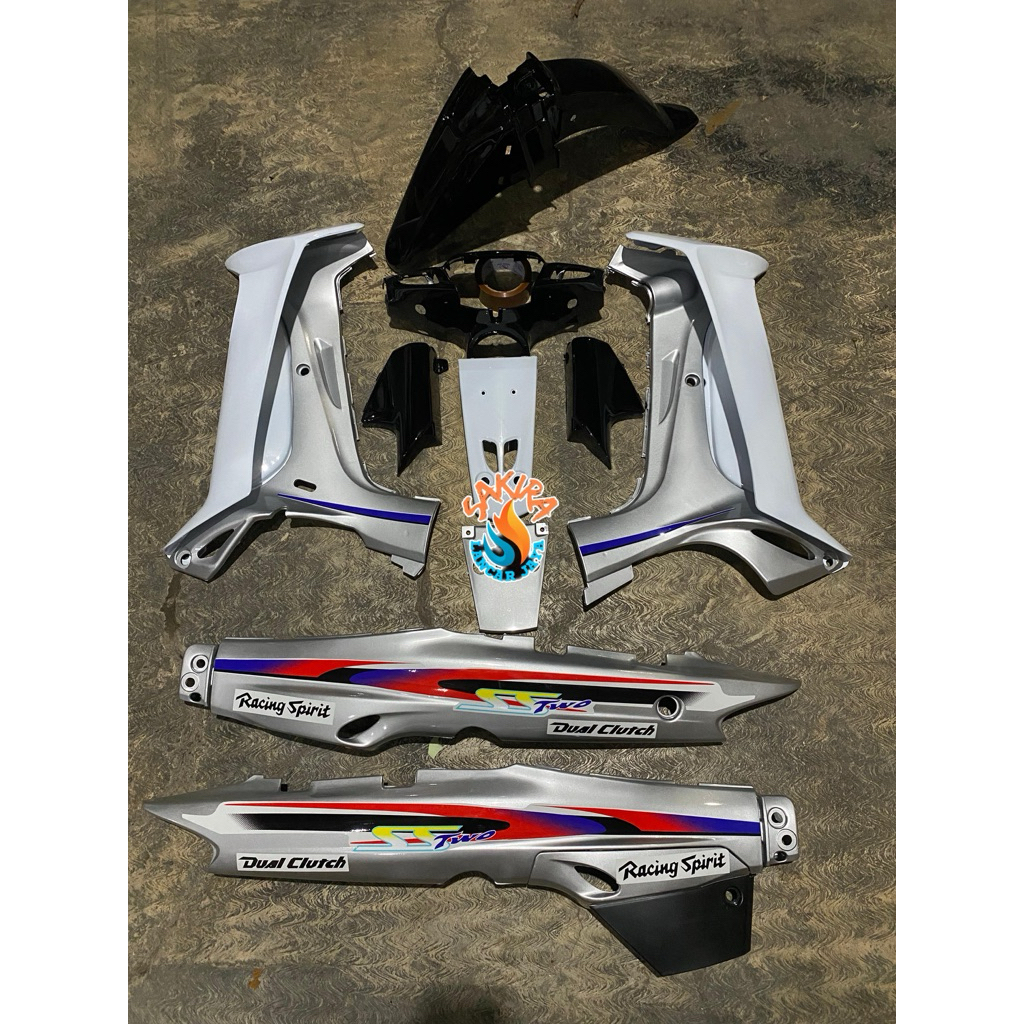 fullset bodi set fiz r hologram bodi fiz r fiz-r f1z-r hologram ss two silver hitam