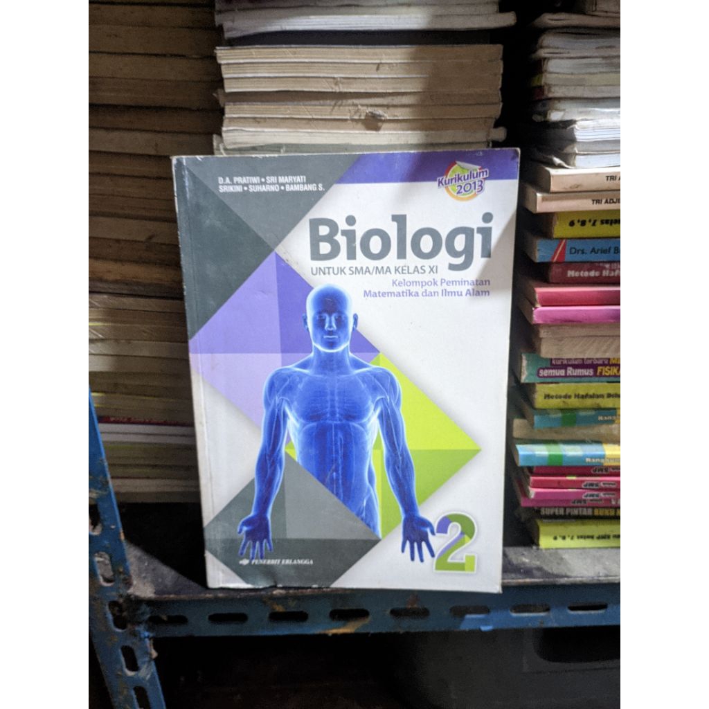 Buku Biologi Untuk Sma/Ma Kelas XI/11/2 Jilid 2 Kurikulum 2013 Penerbit Erlangga