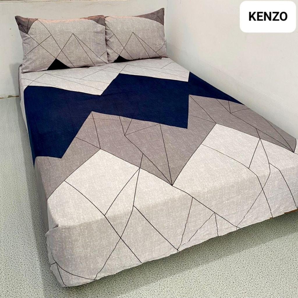 BISA COD SPREI KENZO MOTIF KAMAR MINIMALIS TERBARU 180X200 SEPREI 90 x 200 100 KING QUEEN SEPRAI UKU