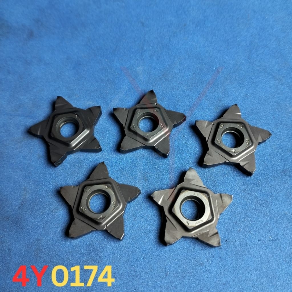 Insert PENTA 24 ISCAR 3mm insert penta 24 iscar tebal 3mm insert potong