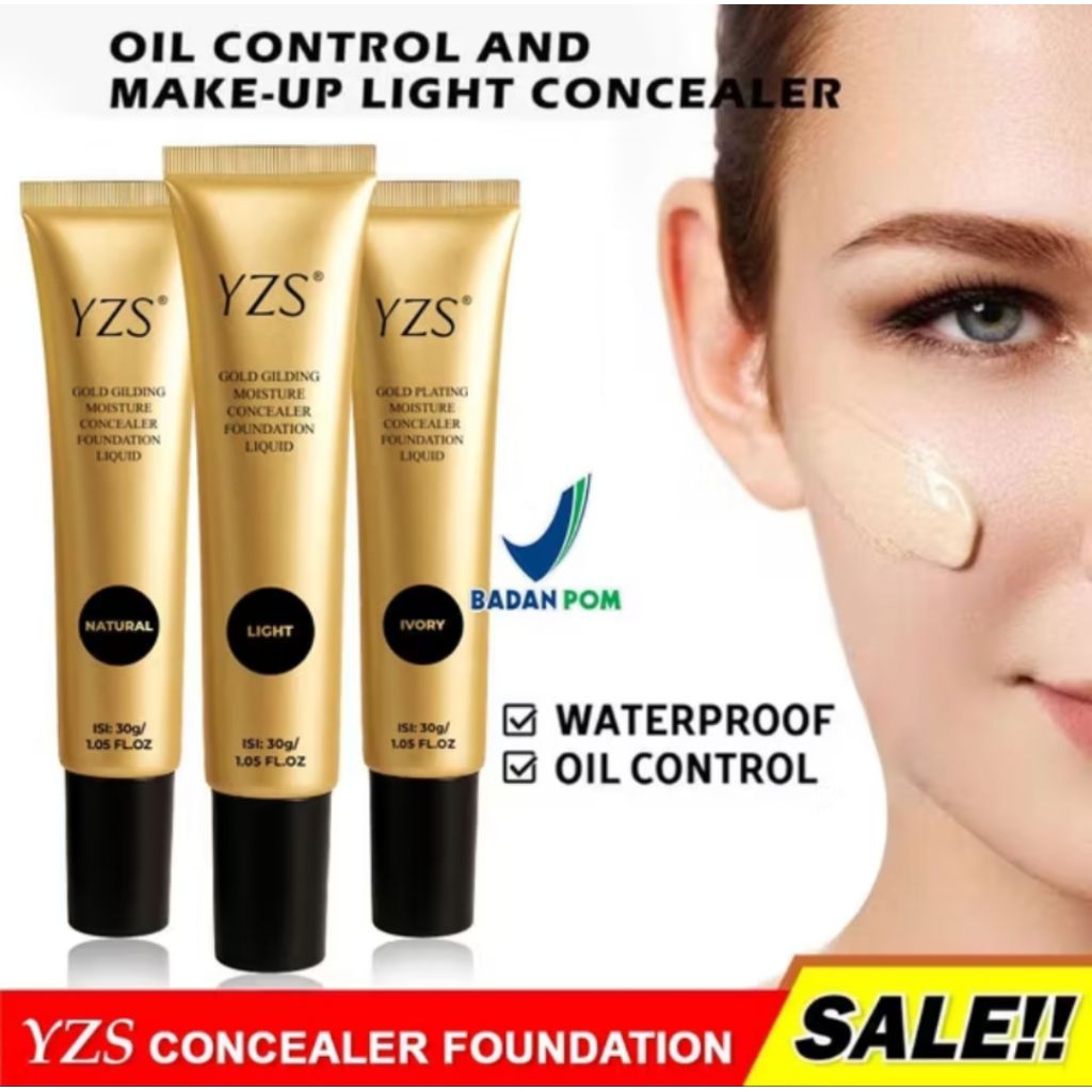 YZS Concealer Liquid Foundation - Full Coverage Moisturizing Base Makeup Foundation YZS