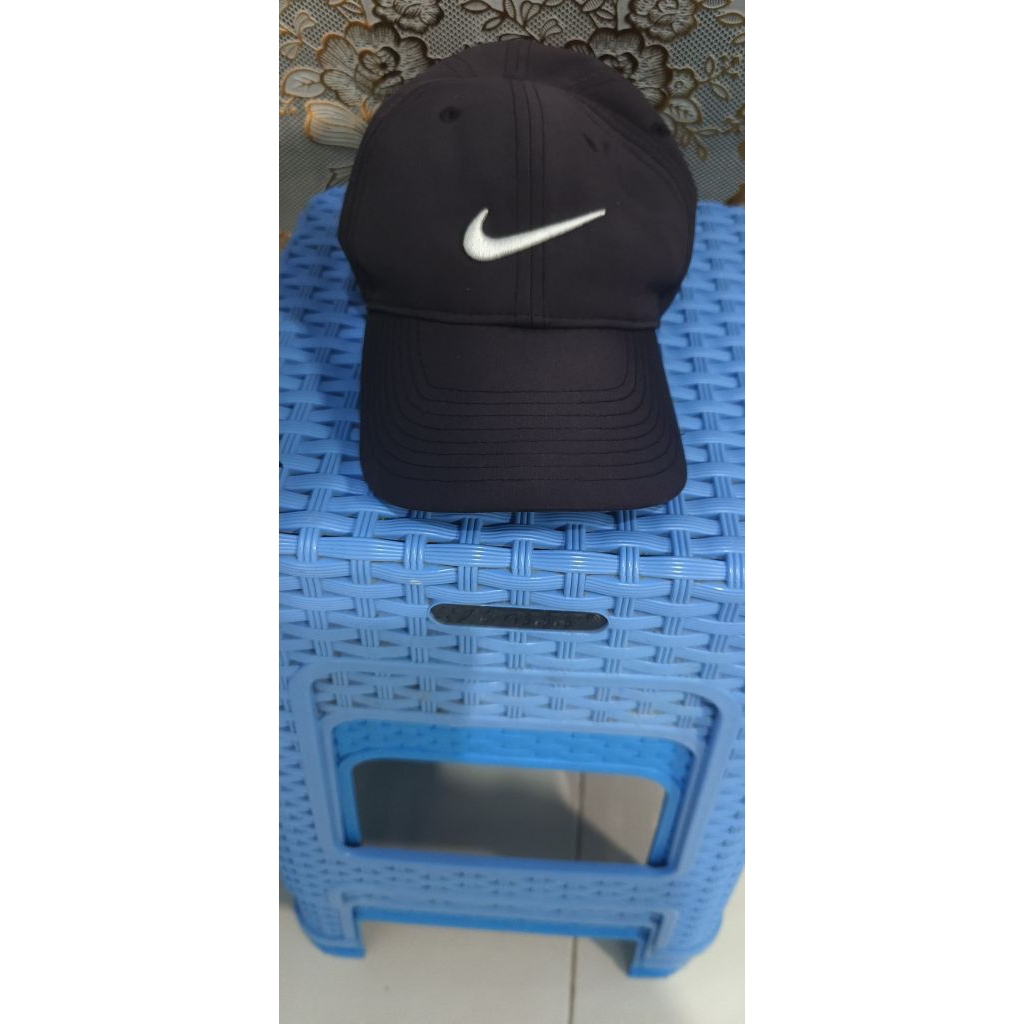 topi nike running & golf dry fit black second