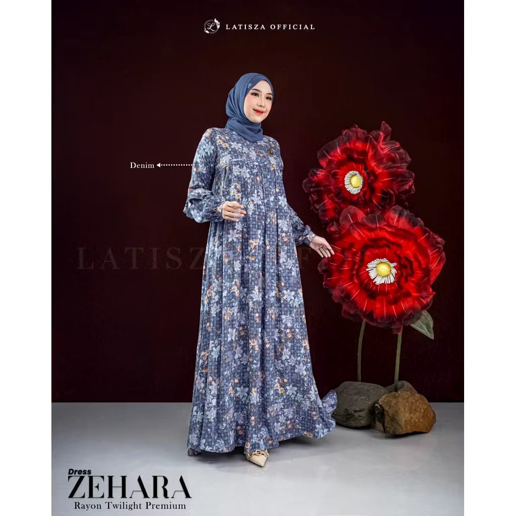 Gressy Dress by Latisza (Gamis Rayon Premium)