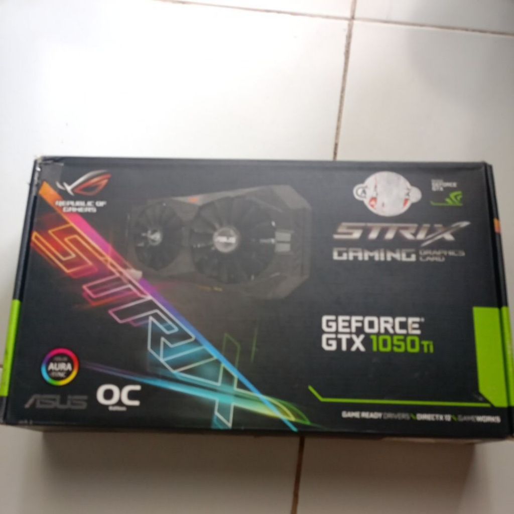 GVA Card ASUS ROG Geforce GTX 1050 Ti