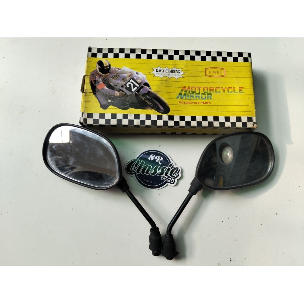 spion Honda Astrea grand batang panjang kecil drat 12 14 emgi