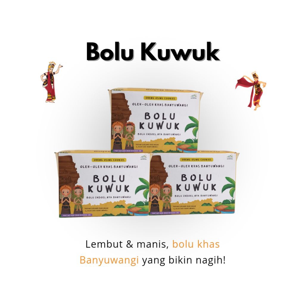 

Pawonkoe Bolu Kuwuk kotak/ kue Klemben 100gram