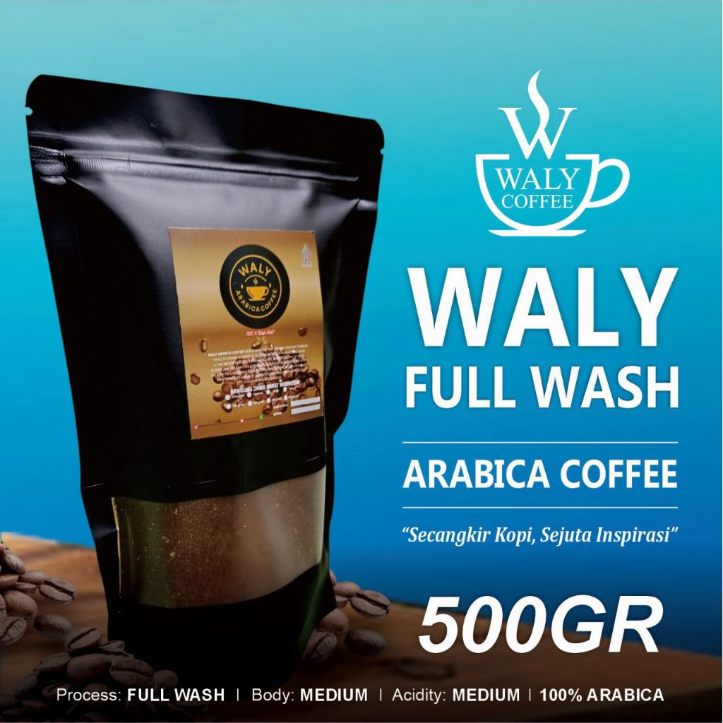 

WALY ARABICA COFFEE FULL WASH 500GR