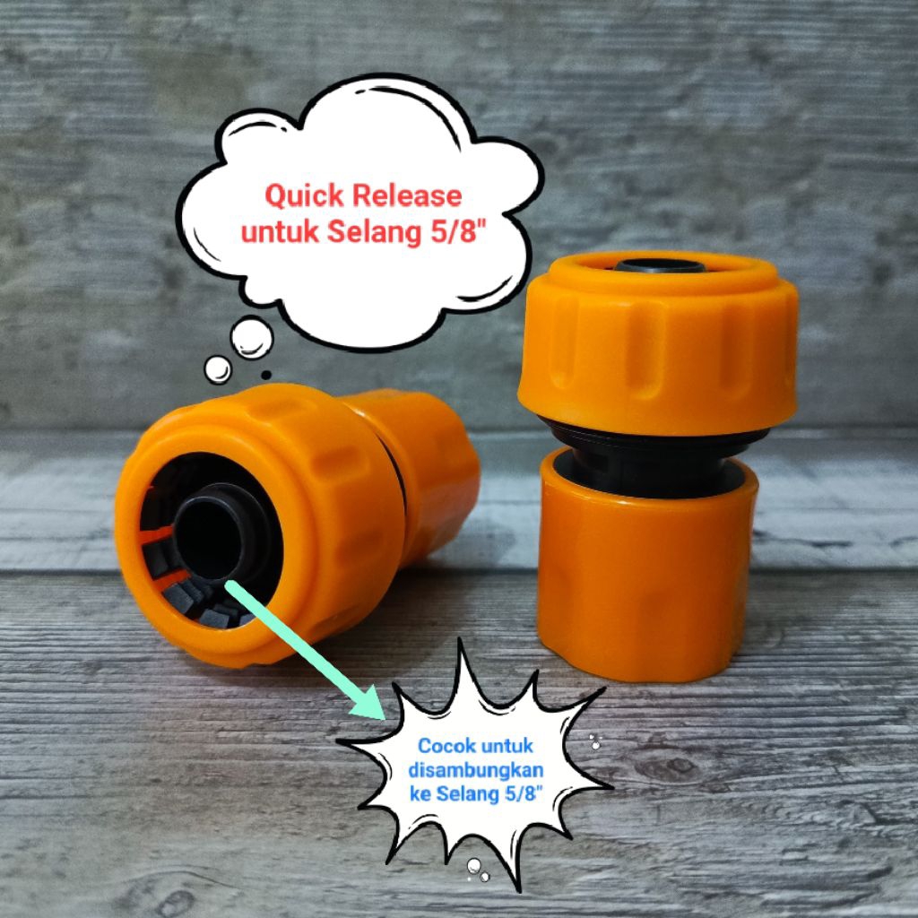 Quick Release Selang Inlet untuk Selang 5/8"