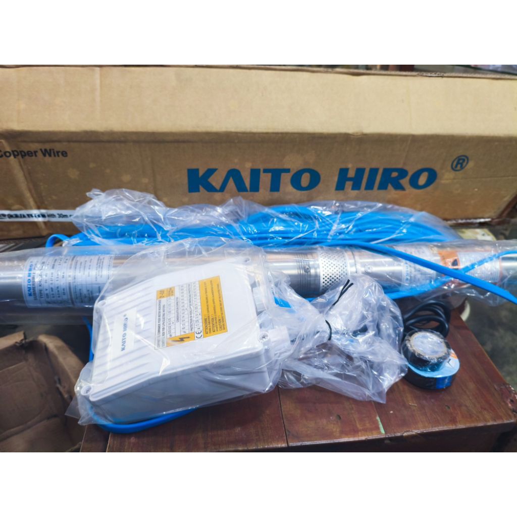 Pompa satelit submersible Kaito Hiro 3 inch 0,33 HP HDS Plus Kabel  30m