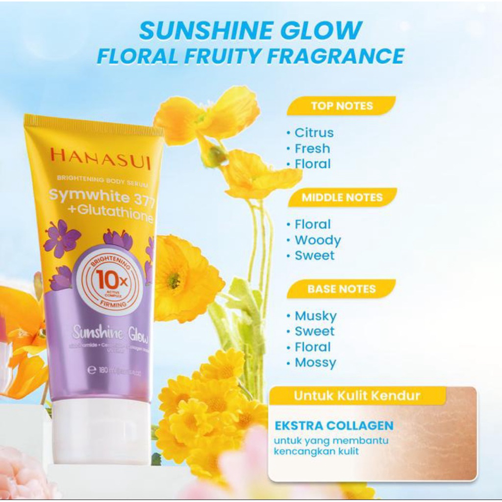 Hanasui Brightening Body Serum Sunshine Glow