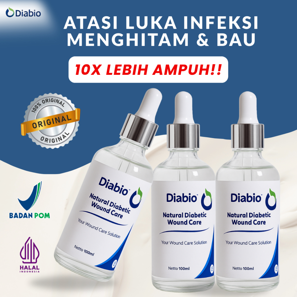 Obat Luka Diabetes Perawatan Gula Kaki Bernanah, Luka Borok & Kronis