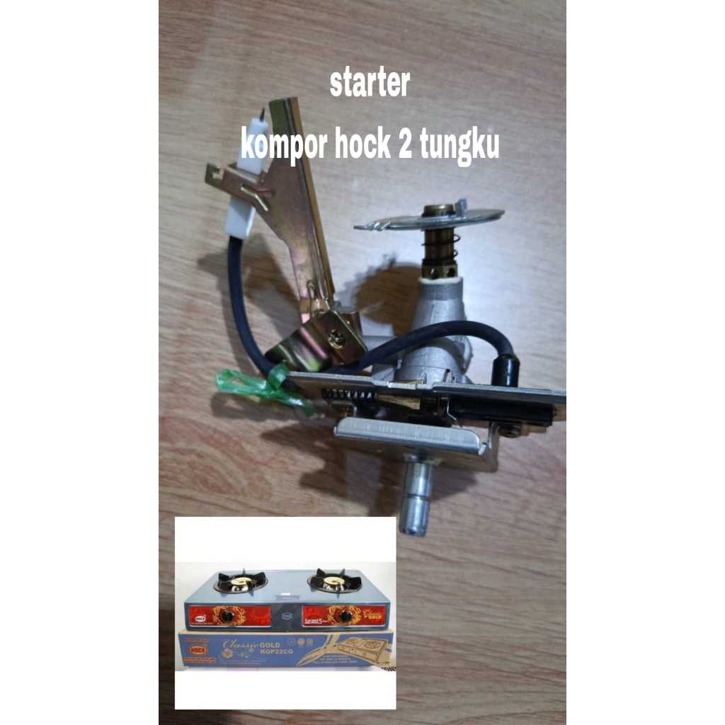starter kompor hock 2 tungku - mesin kompor gas hock 2 tungku