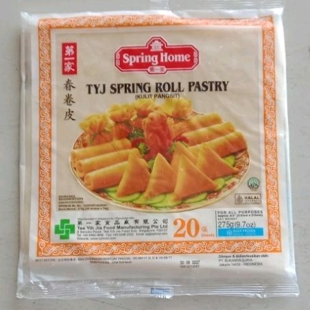 

TYJ spring roll pastry / kulit lumpia 275g