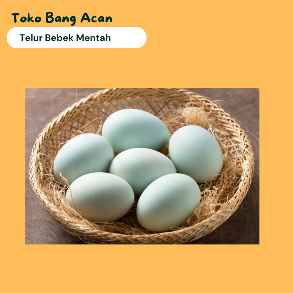 

Telur bebek mentah per butir / Telur bebek tawar
