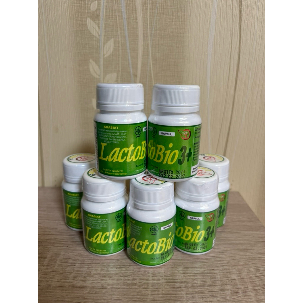 LactoBio 3+ Obat asam urat kolesterol