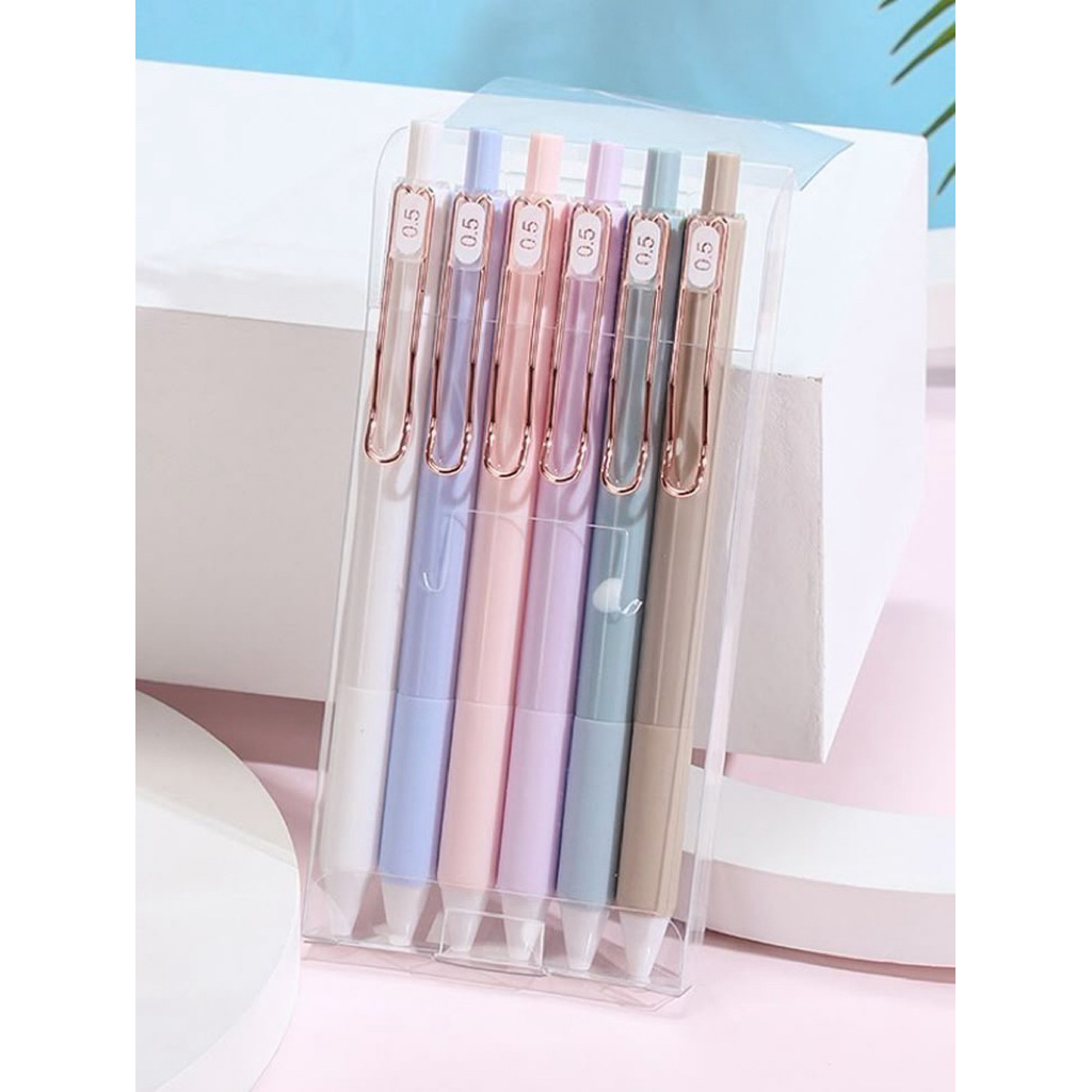 Pulpen Gel Warna Pastel