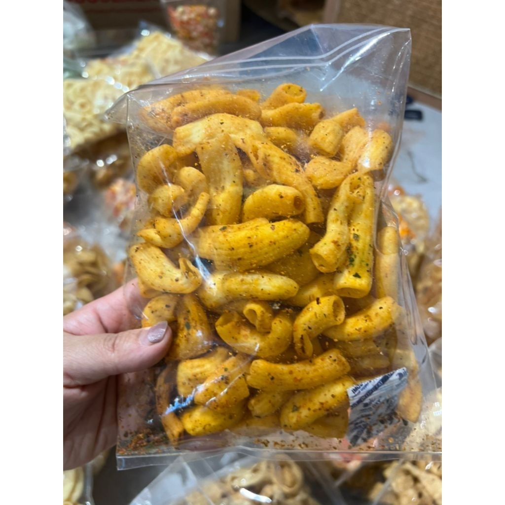 

KERIPIK CURUT MAC ORIGINAL 250 GR, KERIPIK CURUT MAC CHILLI 250 GR