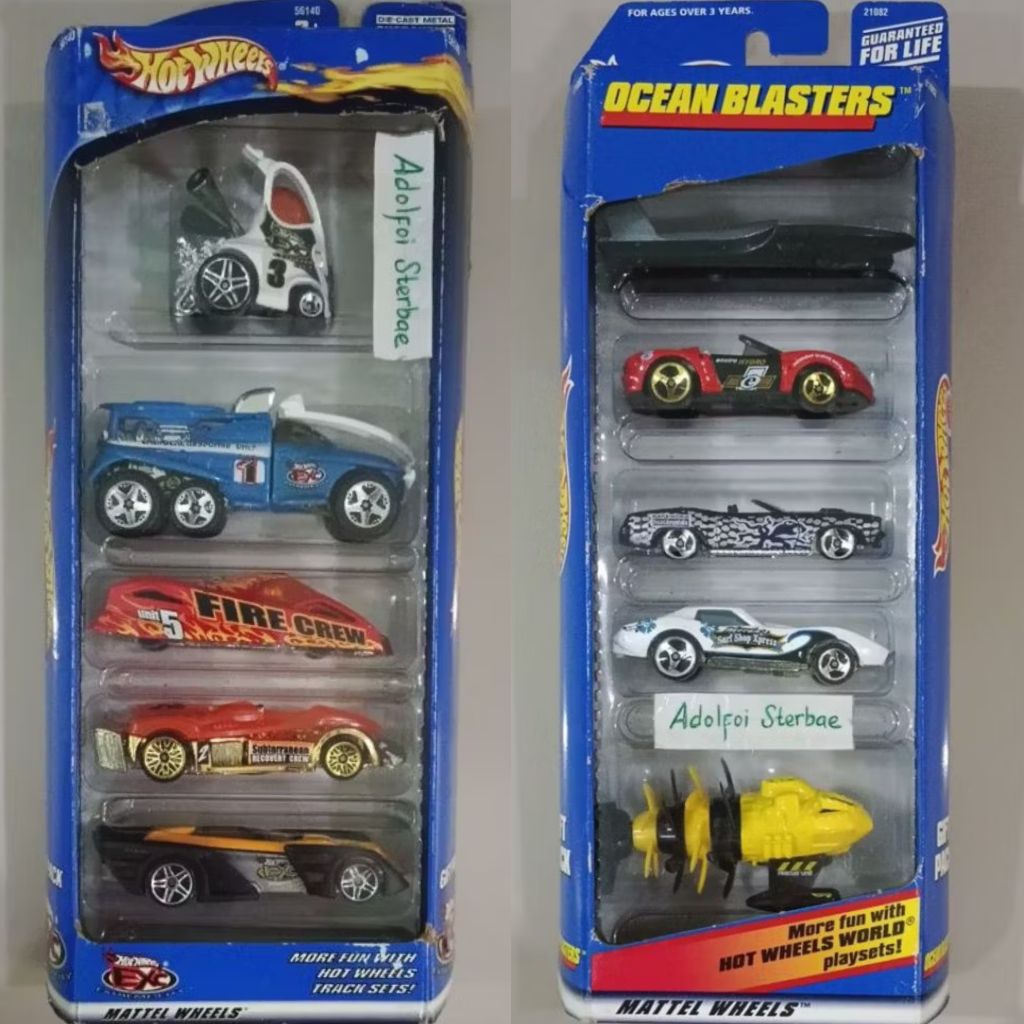 hotwheels hot wheels gift pack gp isi 5 extreme city 5 pack exc fire crew hyper mite Xs-Ive stealth 