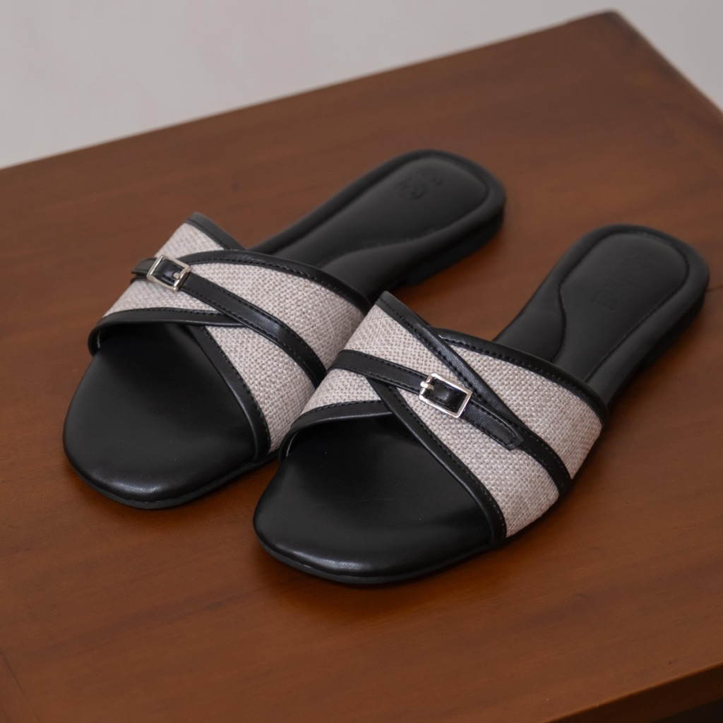 BEST SALE Ova Sandals (1cm) Bien Bali Bien the Label Casual Sandals Sandal Teplek Wanita Two Tone