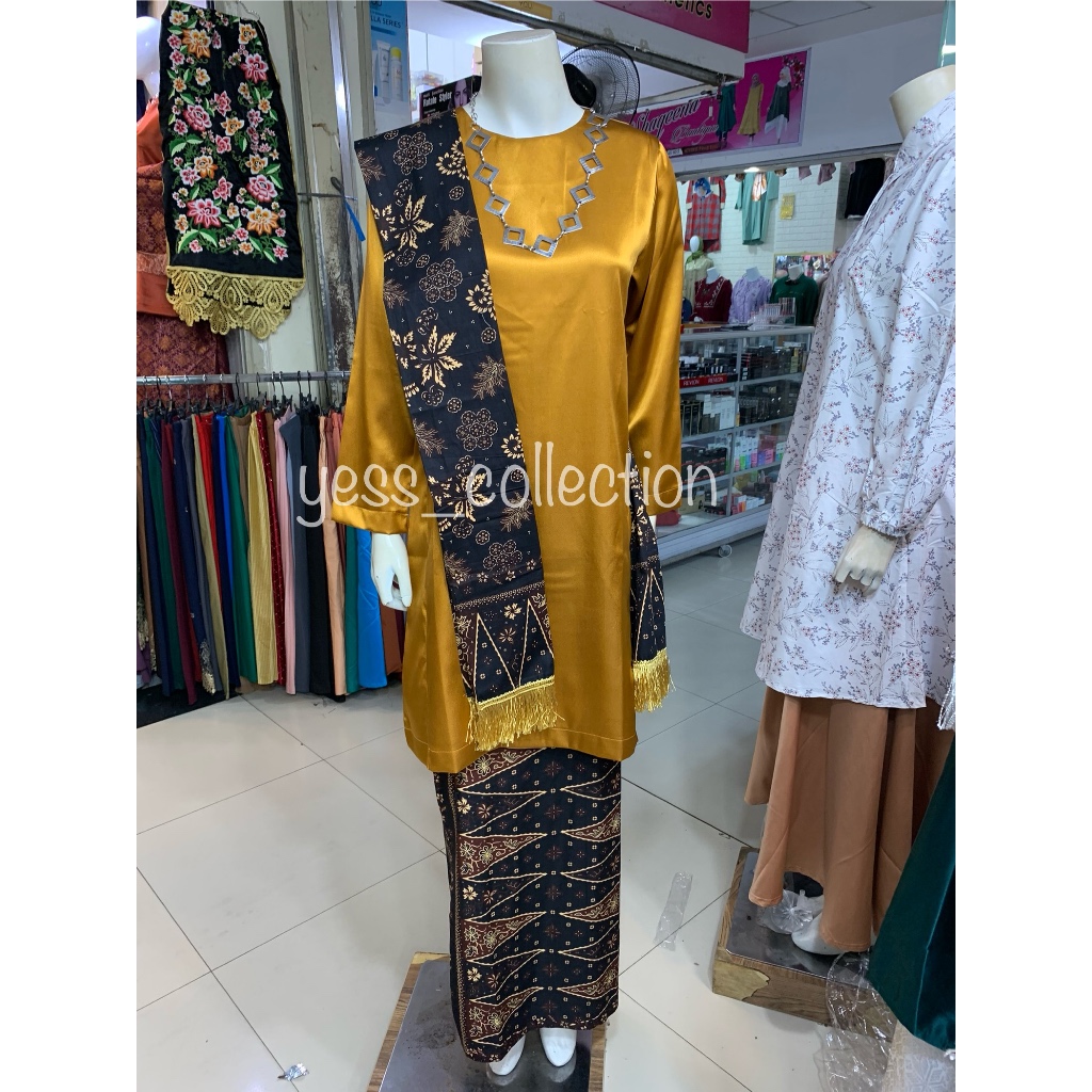 BAJU BASIBA SILK SUTRA - BAJU KURUNG MELAYU - TUNIK / ATASAN BASIBA SILK SUTRA (Part 2)