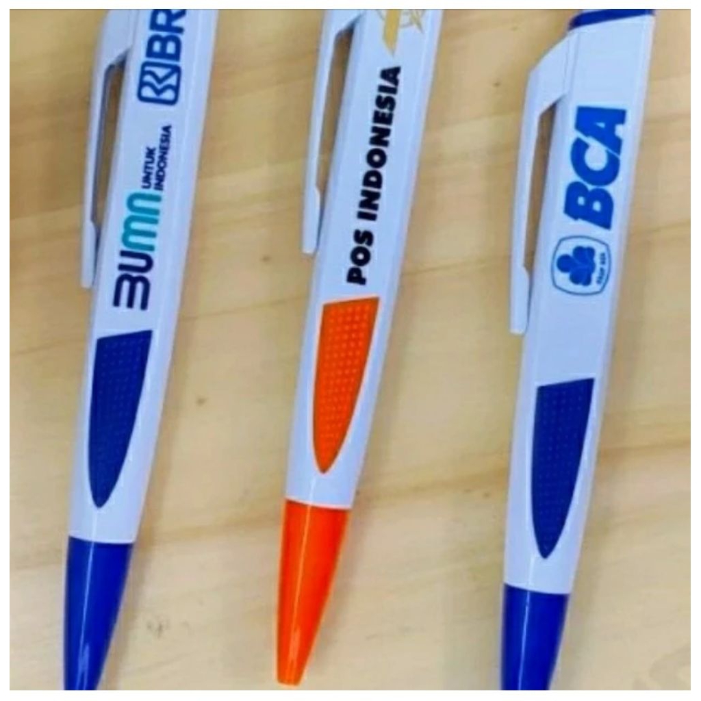 pulpen gepeng /pulpen Custum /sablon pulpen 1 warna