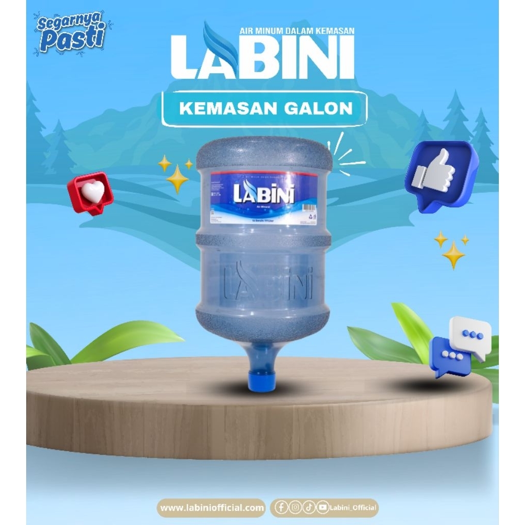 

(INSTANT) Galon + Air Labini 19L