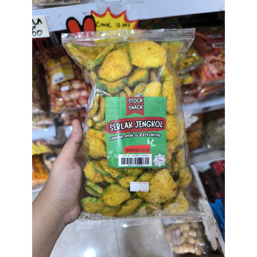 

Kerupuk Seblak jengkol pedas 250gr