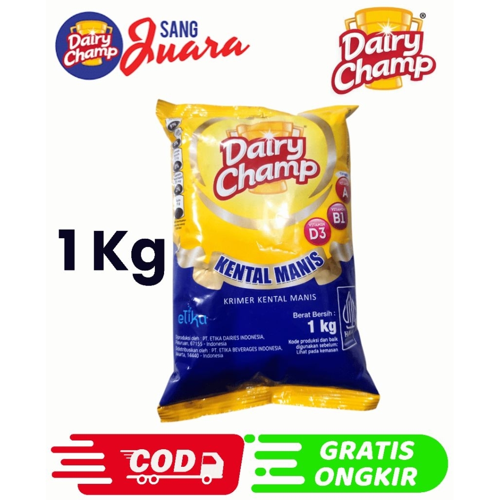 

susu Krimer kental manis Dairy Champ kemasan 1 kg