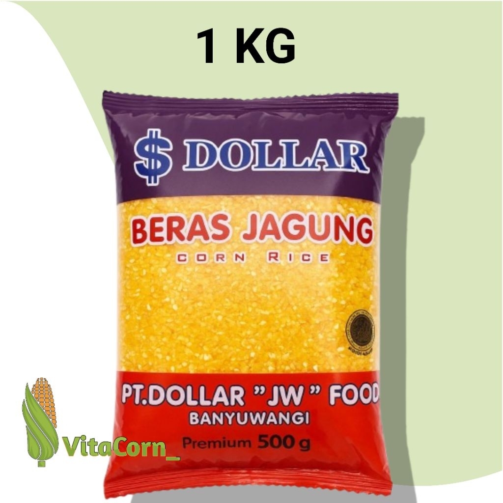 

BERAS JAGUNG 1 KG MERK DOLLAR RENDAH KALORI, COCOK UNTUK DIET