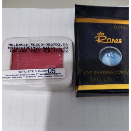 RANEE Refill Eye Shadow Compact | Isian EyeShadow Dengan Hasil Warna Yang Pigmented dan Tahan Lama