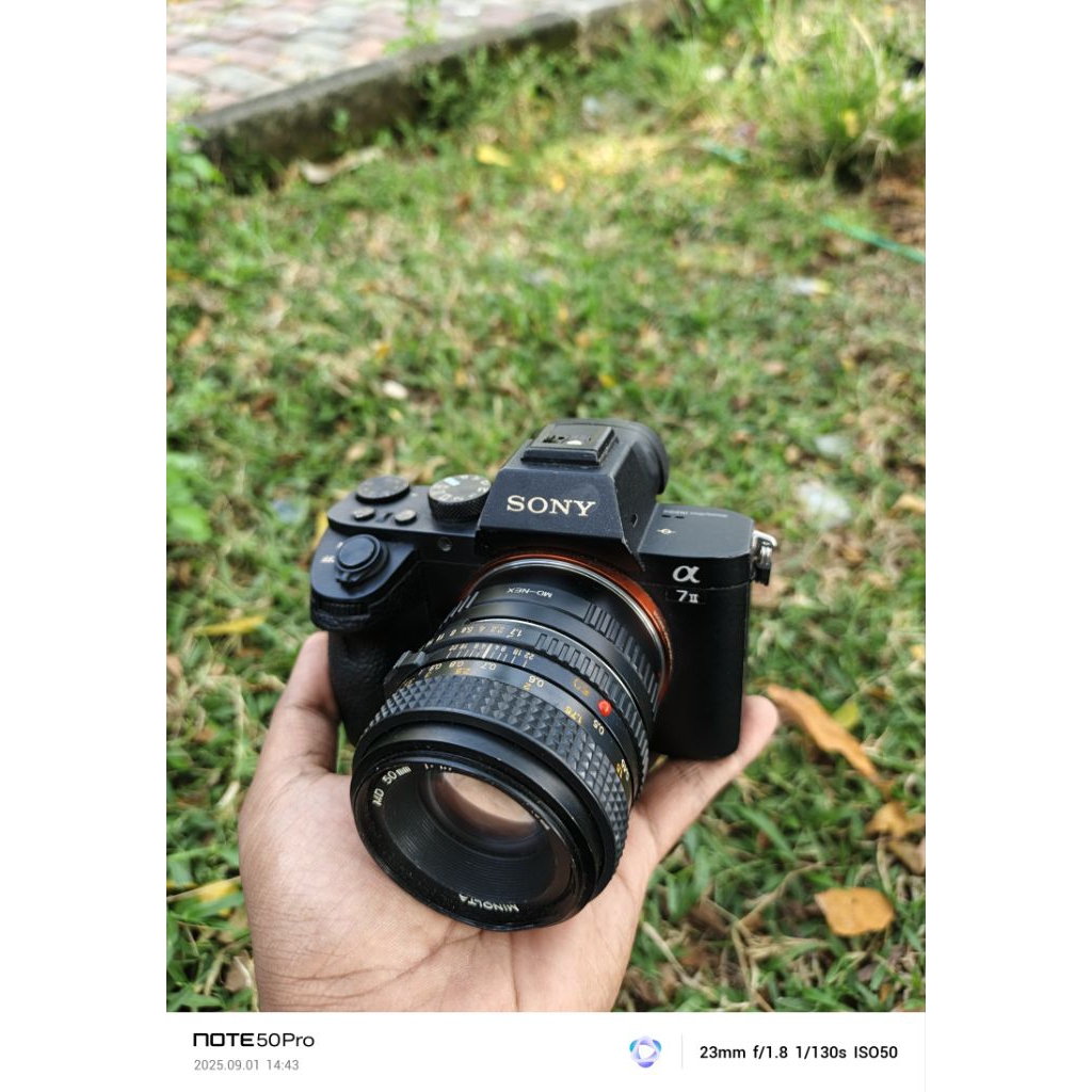 sony a7ii lensa fix manual fullset