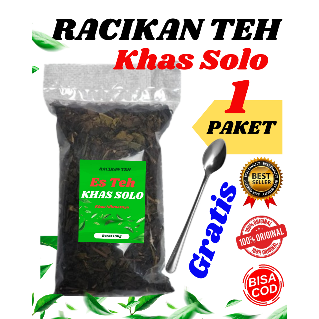 

Racikan Teh Khas Solo teh racik angkringan teh manis kental sepet khas solo 160g