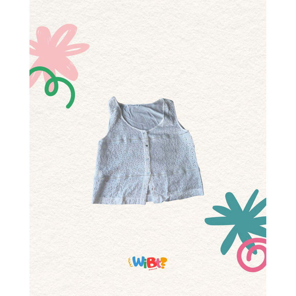mango white tank top